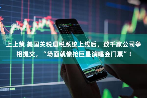 上上策 美国关税退税系统上线后，数千家公司争相提交，“场面就像抢巨星演唱会门票”！